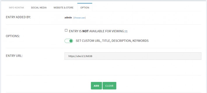 Cara Membuat Daftar kontak Link